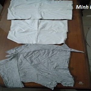 vải lau may nhiều lớp